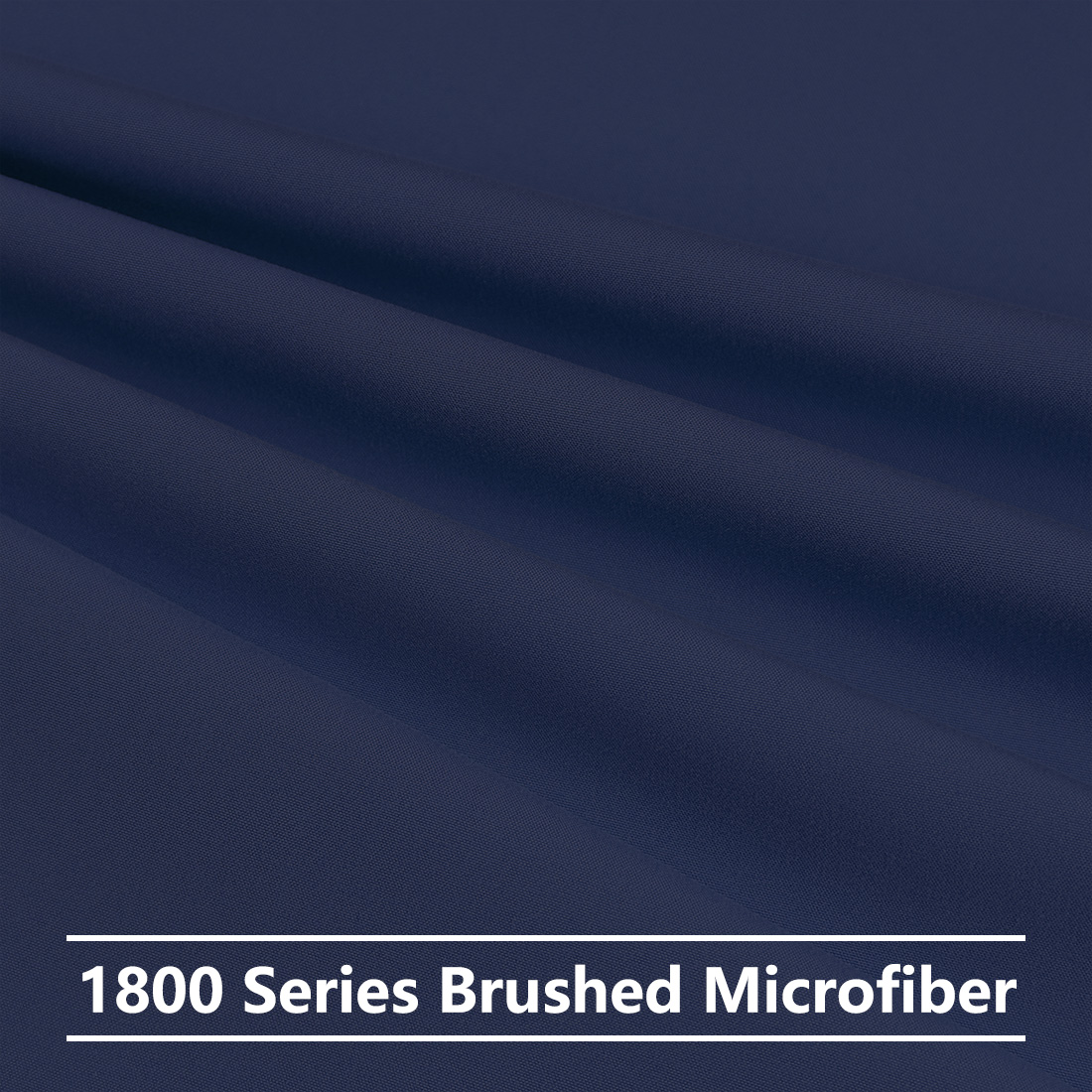 Unique Bargains 2-Piece 1800D Microfiber Solid Pillowcases Navy Queen