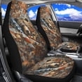 thumbnail image 3 of Jeiento Camo Bear Car Seat Cover Easy to Install Car Front Seat Protection American Flag Breathable Front Seat Cover Anti Slip Universal Fit Most Vehicles Cars SUV, 3 of 7