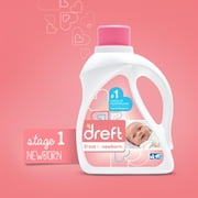 Dreft Stage 1: Newborn Baby, 48 Loads Liquid Laundry Detergent, 75 Fl Oz
