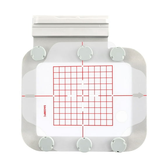 MaggieFrame Magnetic Embroidery Hoop for Brother NQ1700E NQ1600E NQ1400E VE2200 4000D V7 V5 and Babylock, 4x4 Sash Frame (SA438M)