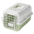 thumbnail image 3 of Jaula portátil de viaje para perros y gatos, de polipropileno, 19 x 12,6 x 13,8 pulgadas, transpirable, multifuncional, con asa de transporte, jaula p Verde claro, 3 of 8