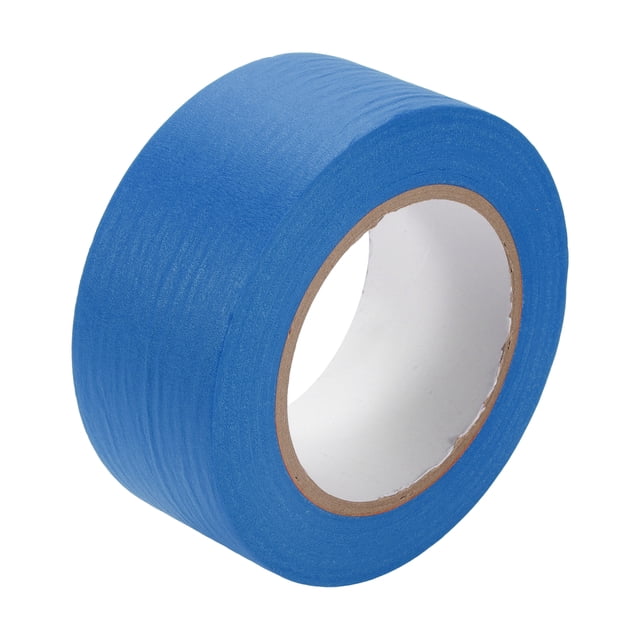 Cinta de pintor Unique Bargains, fácil de quitar, cinta de enmascarar, azul - 2 pulgadas x 54.7 yardas