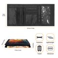 thumbnail image 6 of Uourmeti Fiery Baseball Print Large Capacity Trifold Card Wallet, Polyester Fabric Kids Trifold Wallet Compact Children's Wallet for Travel Shopping, 6 of 6