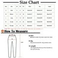 thumbnail image 3 of Yuyuzo Women Wide Leg Pants Striped Casual High Waisted Straight Drawstring Loose Trousers with Pockets, 3 of 6