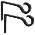 thumbnail image 1 of Soporte para plantas colgantes, gancho de metal para plantas de 5,6 pulgadas, colgador decorativo para plantas de pared para linternas colgantes, comedero para pájaros, cesta de flores, deco, 1 of 5