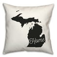 thumbnail image 2 of Creative Products Michigan Home 18x18 Spun Poly Pillow, 2 of 3
