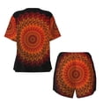 thumbnail image 5 of Lsque Mandala Women's Short-Sleeved Pajama Set - 2 Piece Soft and Lightweight Sleepwear Set-4X-Large, 5 of 9