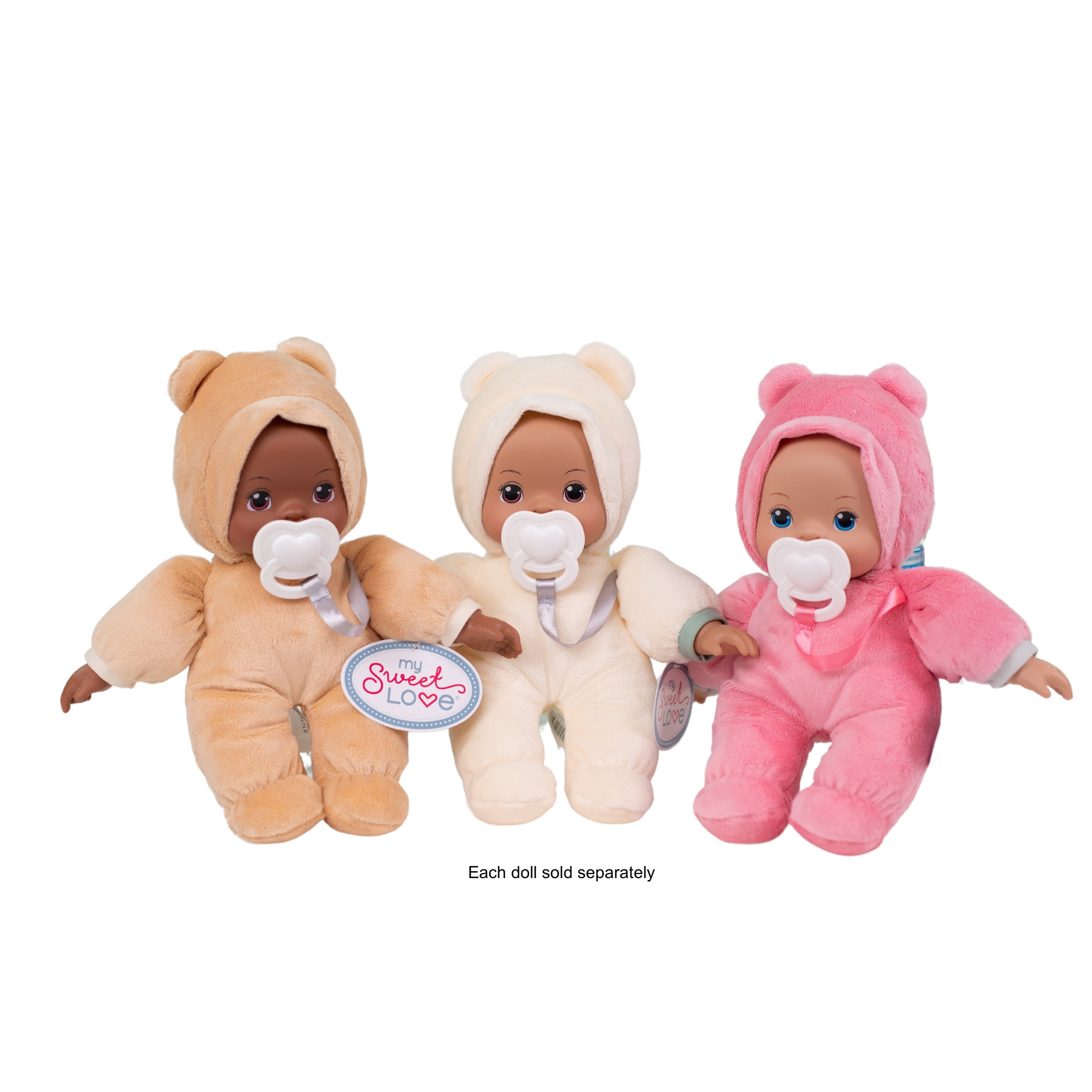 My Sweet Love 10-inch Snuggly Baby Doll with Pacifier, Ivory Outfit