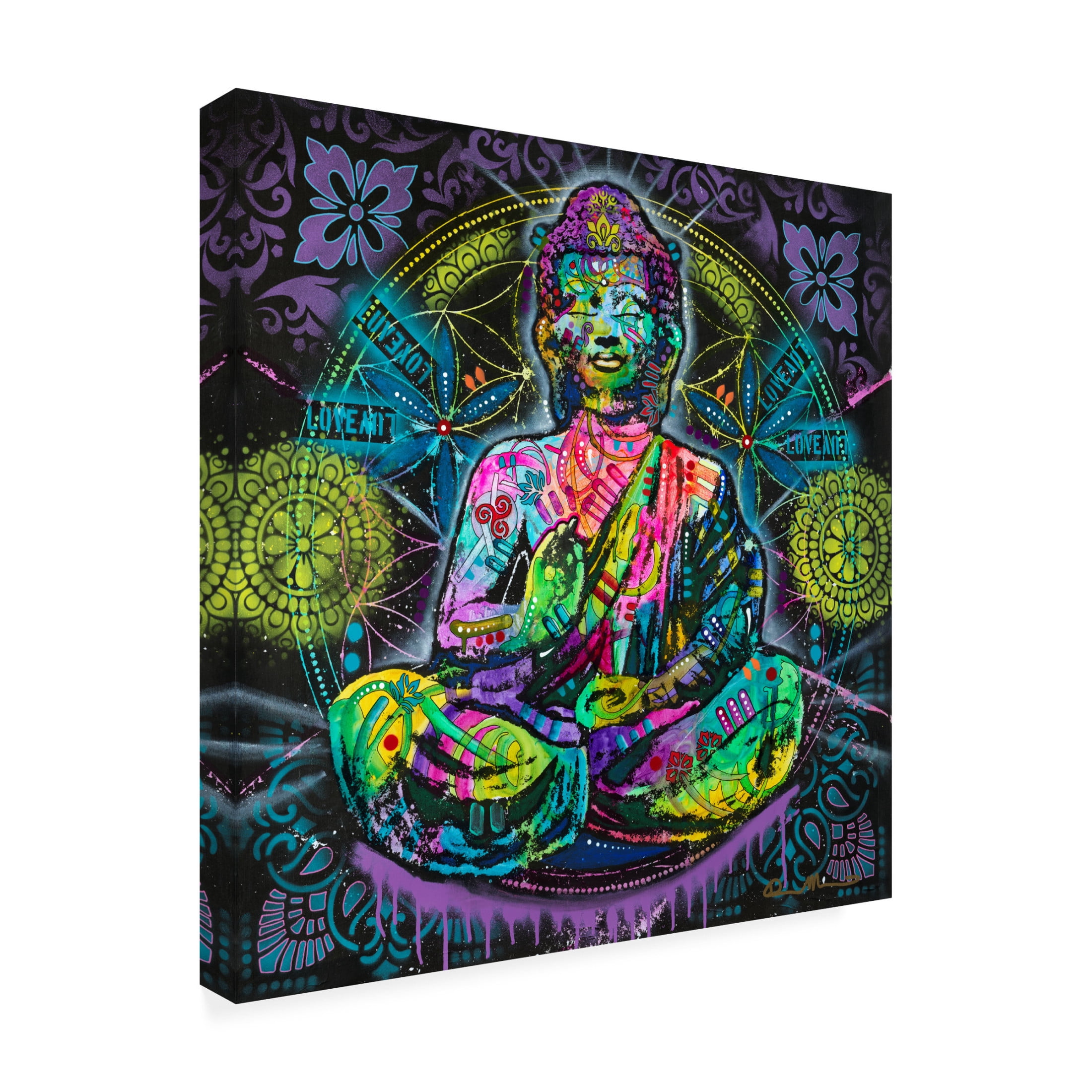 Canvas Wall Art - Dean Russo 'Infinite Love' Wall Art for Living Room, Bedroom, or Office Décor by Trademark Fine Art - 14 x 14 Inches