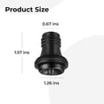 thumbnail image 2 of 8-Pack Wine Saver Vacuum Stoppers, Rubber Wine Stoppers for Wine Saver Pump Wine Preserver, Reusable Bottle Sealer, Best Wine Air Vacuum Stoppers to Keep Wine Fresh, Ideal Wine Accessories Gift, 2 of 5