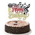 thumbnail image 1 of Micrófono con purpurina Yuinyo de Cake Topper, fiesta de cumpleaños, 1 of 8