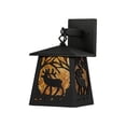 thumbnail image 2 of Meyda Tiffany 149299 Elk 13" Tall Wall Sconce - Black, 2 of 4