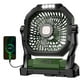 thumbnail image 1 of Ventilador de camping ROSHOPI recargable de 20000 mAh con luz LED verde, 1 of 9