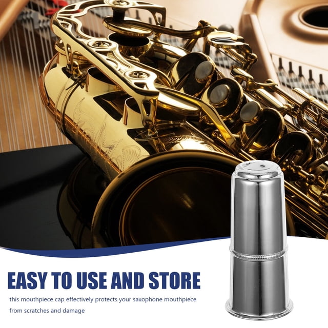 MERRYHAPY Cubierta De Metal Para Boquilla De Saxofón Alto Contra Daños Y Mantiene Condición