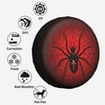 thumbnail image 6 of Kdxio Spider on the Web for Tire Cover Wheel Protectors Tyre Covers Weatherproof Wheel Covers Universal Fit for Trailer Rv SUV Truck Camper Travel Trailers 14 inch, 6 of 8