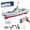 2 Battery, variant on 2.4GHz RC Destroyer Boat with Water Spray and 60m Control Range|Detailed RC model boat with 2.4GHz control, water spray, out-of-water power-off and low-voltage reminder(1 Battery)