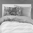 thumbnail image 2 of Grey Canvas Abstract Crabs Fabric Standard Pillowcase, 2 of 2