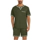 thumbnail image 1 of Camisetas Casuales Elegante Pijama Conjunto Ligero Seco de Manga Corta Y Pantalones Cortos, Ropa de Dormir Cómoda Suave para Relajarse, Correr Y Regalos, 1 of 9