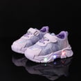 thumbnail image 2 of Girls' Sneakers Light up Shoes LED Flashing Lightweight Mesh Breathable Adorable Running Shoes for Toddler Baby Girls, 2 of 6