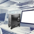 thumbnail image 3 of BESTYASH 1Pcs Support d'Ordinateur avec Roues Support CPU Mobile Noir Nettoyage Facile Bureau Rentrée des Classes, 3 of 6