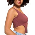 thumbnail image 3 of hirigin Women Square Neck Sleeveless Solid Color Short Camisole Tank Tops, 3 of 9