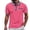 Pink, variant on Kcolen Polo T Shirts for Men 3Xl Men Denim Lapel Button Down Collar Men's Casual Loose Fit Comfort Business Short Sleeve Shirt Casual Summer Vacation Basic