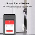 thumbnail image 3 of 2X Tuya Smart Vibration Sensor ZigBee Tuya Sensor Monitor App Control Security Protection Zigbee Sensor,2 x Smart Vibration Sensor,White, 3 of 9