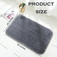 thumbnail image 4 of FunChaos Bathroom Rug Mat (20" x 32", Grey), Non Slip Bath Rugs, Water Absorbent Soft Microfiber Shaggy Bathroom Mat Machine Washable for Bathroom Thick Plush Rugs for Shower, 4 of 6