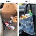 thumbnail image 6 of Yuyamidu Cowboy Car Garbage Bag Daisy Car Trash Bag Hanging Car Back Seat Organizer Foldable Car Storage Bag Accessories Garbage Bin for Automotive Car SUV Truck, 1 Piece, 6 of 7