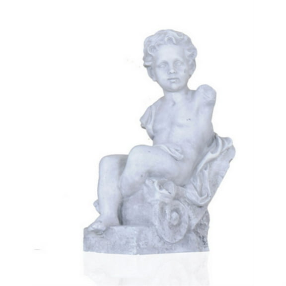 Boy Sitting Statue