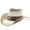 Beige, variant on Cowboy Cowgirl Hat Western Cowboy Hats for Women Mens Straw Wide with Shapeable Brim White M