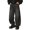 Black, variant on Jeans For Men Retro Washed Split Design Loose Tapered Straight Wide Leg Denim Trousers Comfortable Casual Daily Wear Fall Pants For Men Black L