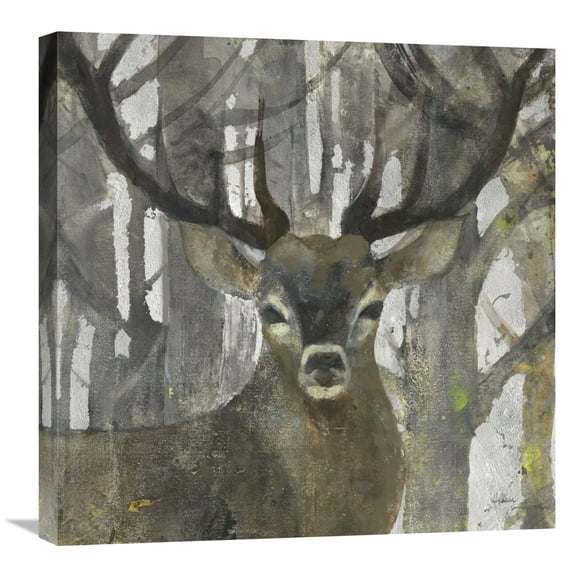 Global Gallery Albena Hristova 'The Guardian Sq' Canvas Wall Art