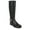 Black Smooth, variant on Dr. Scholl's Hello Rider Wide Calf Women's Boots Black Faux Leather Size 6 M