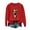 ZC-Red-black friday deals, variant on Frostluinai Christmas Sweatshirts for Women Ugly Graphic Pullover Crewneck Oversized Fleece Sweat Shirts Xmas Holiday Top