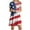Sky Blue, variant on OAVQHLG3B American flagSummer Dress for Women 4th of July Outfits for Women Summer Casual Boho Crewneck Short Sleeve Round-Neckl Print Beach Mini Dress