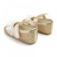 thumbnail image 4 of Baby Girls Flats Soft Sole Infant Lace Crown Sparkly Toddler Princess Dress Shoes for 6-18 Months, 4 of 5
