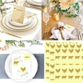 thumbnail image 3 of EcoNesxp Wedding Menu Stickers UrbanMingle Fish Chicken Cat Place Cards Black, 3 of 5