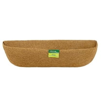 Grower Select 24" Pre-formed Coconut Coir Trough Planter Liners