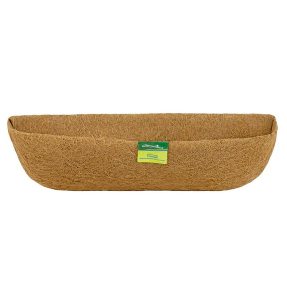 Grower Select 24" Pre-formed Coconut Coir Trough Planter Liners