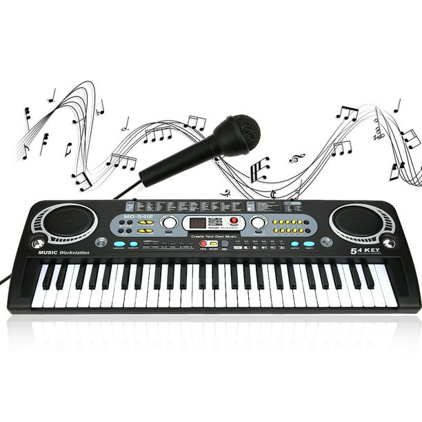 Yosoo Clavier électronique amovible de 88 touches piano note touches  blanches autocollants étiquettes pour les débutants, autocollant amovible  piano, autocollant de clavier 