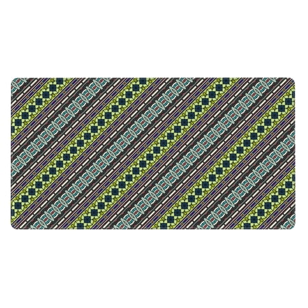 ZICANCN Gaming Mouse Pad, Green Modern Simple Texture Large Mouse Mat Desk Pad, Keyboard Mouse Mat, 15.8x29.5 inch