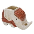 thumbnail image 4 of Portalápices, contenedor de pluma de elefante, estante de almacenamiento de tijeras sintéticas, escritorio de oficina, decoración del hogar, salida de alta intensidad Jadeshay A, 4 of 8