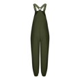 thumbnail image 6 of Inleife Jumpsuits for Women Womens Fleece Overalls Onepiece Jumpsuits Adjustable Suspender Straps Warm Winter Fuzzy Ski Pants, 6 of 7
