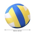 thumbnail image 2 of SASABAXI 2Pcs Soft Volleyball Plush Pillow Assorted Color for Home Sports Decoration, 2 of 8