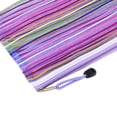 thumbnail image 5 of Office   Nylon Mesh Zipper Closure Stripe A5 Paper Holder Document File Bag, 5 of 5