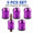 5*pcs Purple, variant on Qczoyp 5 Pack 1/4"6.35mm Magnetic Screw Holding Ring,Aluminum Alloy Magnetizer Ring for Power Drill Screwdriver Bits,Heavy Duty Anti-Slip Screw Magnet Tool for Furniture Assembly Construction (Green)