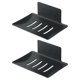thumbnail image 1 of 2 jaboneras de pared sin perforaciones para baño., 1 of 6