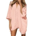 thumbnail image 3 of Womens Cover Ups for Swimwear Women Beach Bathing Suit Swim Bikini Swimsuit Oversized Cover Up Dresses 2025 Swimwears Cover-Ups, 3 of 8