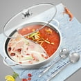 thumbnail image 2 of OULII 1 Set Hot Pot Pot Featuring Conduction Made Of 304 Stainless Steel For Home Use, 2 of 7